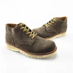 UNITYPUREMAX™ Handmade Vintage Top-Grain Leather High-Top Shoes – Chunky Sole Casual Work Sneakers for Men 3