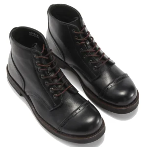 UNITYPUREMAX™ Precision Stitch Vegetable-Tanned Leather Riding Boots – Handmade Retro Ankle Boots for Men 1