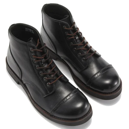 UNITYPUREMAX™ Precision Stitch Vegetable-Tanned Leather Riding Boots – Handmade Retro Ankle Boots for Men 1