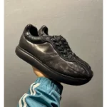 UNITYPUREMAX™ Vintage Distressed Horsehide Sneakers | Retro German Army Trainers | Hand-Rubbed Chunky Sole Lace-Up Casual Shoes 6