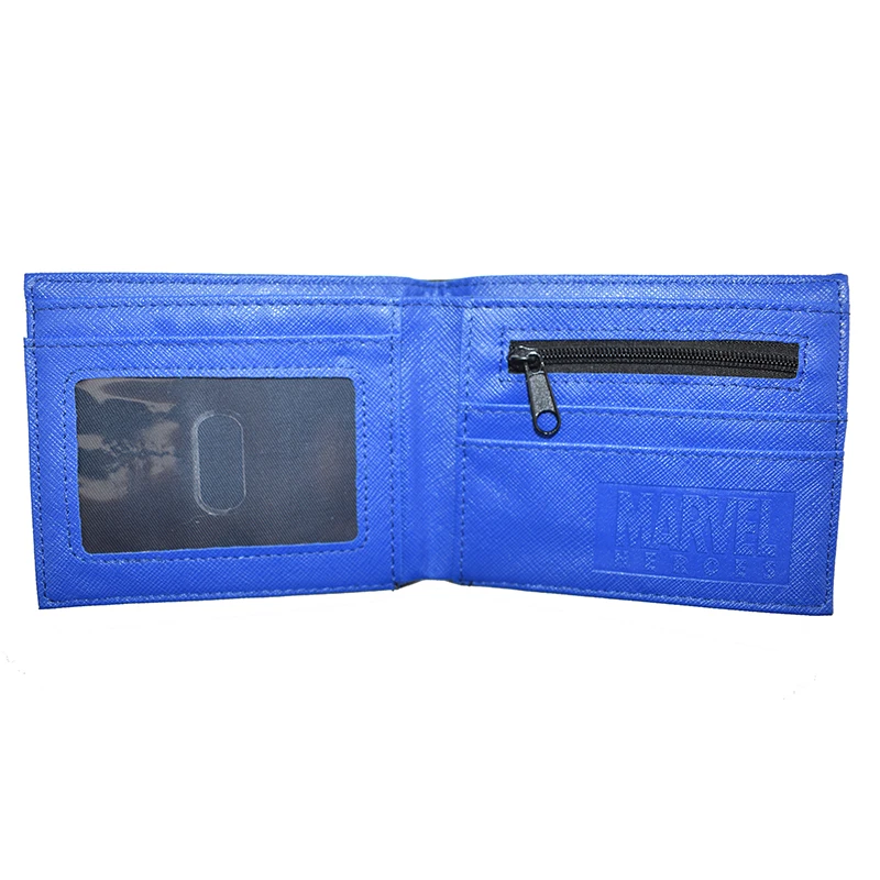 UNITYPUREMAX™ Captain America Wallet – Comic Style PU Short Purse with Coin Pocket 6