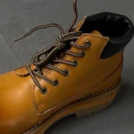 UNITYPUREMAX™ British Style Retro Genuine Brown Leather Ankle Boots – Thick-Sole Outdoor Work & Desert Boots