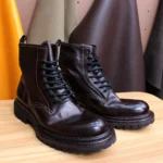UNITYPUREMAX™ Goodyear Handmade Horse Leather Boots – Custom Lace-Up Winter High-End Boots 4