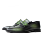 UNITYPUREMAX™ Crocodile Genuine Leather Loafers for Men – Hand-Stitched Luxury Slip-On Dress Shoes