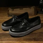 UNITYPUREMAX™ Genuine Leather Slip-On Loafers – Thick Sole Casual Business Shoes for Men 6