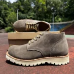 UNITYPUREMAX™ Goodyear Welt Suede Derby Boots – Retro British Style Ankle Boots for Men 3