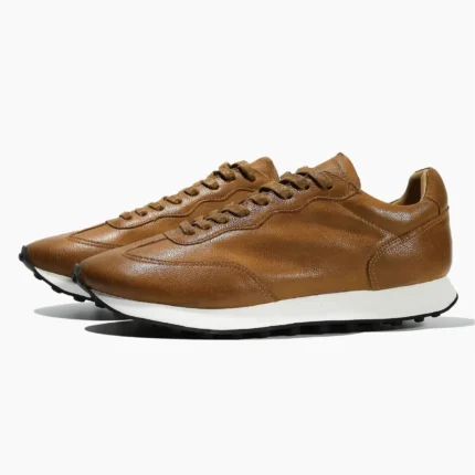 UNITYPUREMAX™ Cowhide Suede Thick Sole Sneakers – Retro “Forrest Gump” Leather Casual Shoes for Men 2