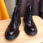 UNITYPUREMAX™ Goodyear Handmade Horse Leather Boots – Custom Lace-Up Winter High-End Boots 3