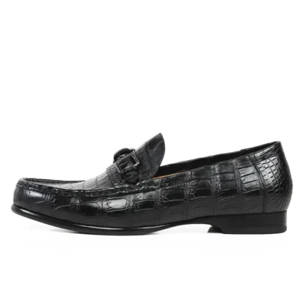 UNITYPUREMAX™ Crocodile Leather Mens Dress Loafers – Hand-Stitched Luxury Slip-On Shoes 2