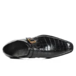 UNITYPUREMAX™ Crocodile Leather Handmade Men Dress Shoes – Genuine Leather Casual Business Shoes 5