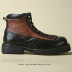 UNITYPUREMAX™ Amekaji Leather Work Boots – Handmade Retro Motorcycle Combat Boots 5