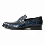 UNITYPUREMAX™ Crocodile Genuine Leather Loafers for Men - Luxury Hand-Stitched Slip-On Dress Shoes 2