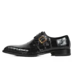 UNITYPUREMAX™ Crocodile Leather Handmade Men Dress Shoes – Genuine Leather Casual Business Shoes 2