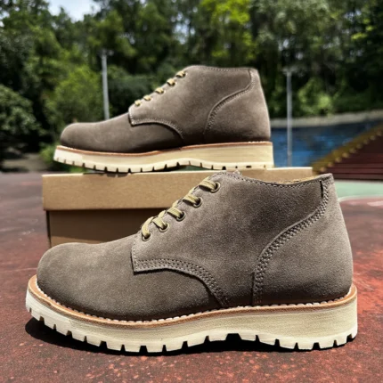 UNITYPUREMAX™ Goodyear Welt Suede Derby Boots – Retro British Style Ankle Boots for Men 2