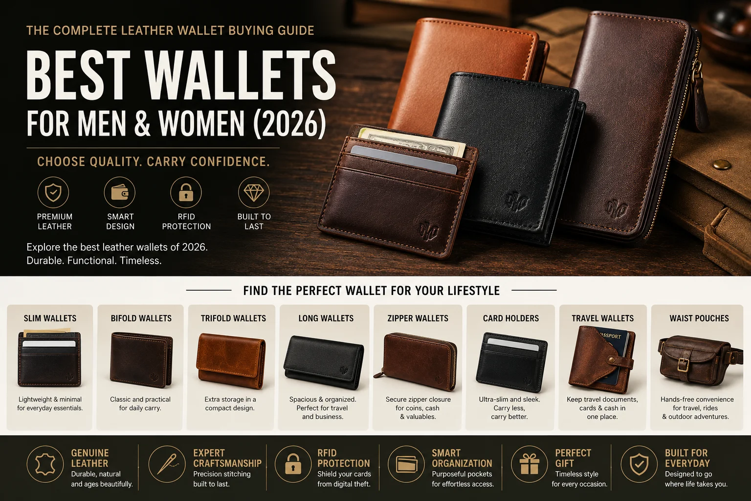 Best Wallets for Men & Women (2026): The Complete Leather Wallet Buying Guide