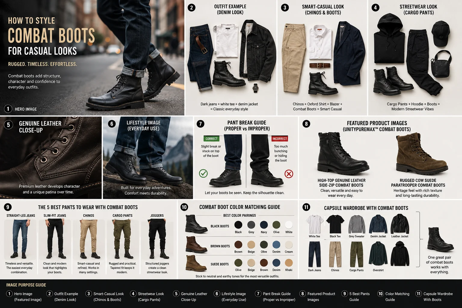 How to Style Combat Boots for Casual Looks