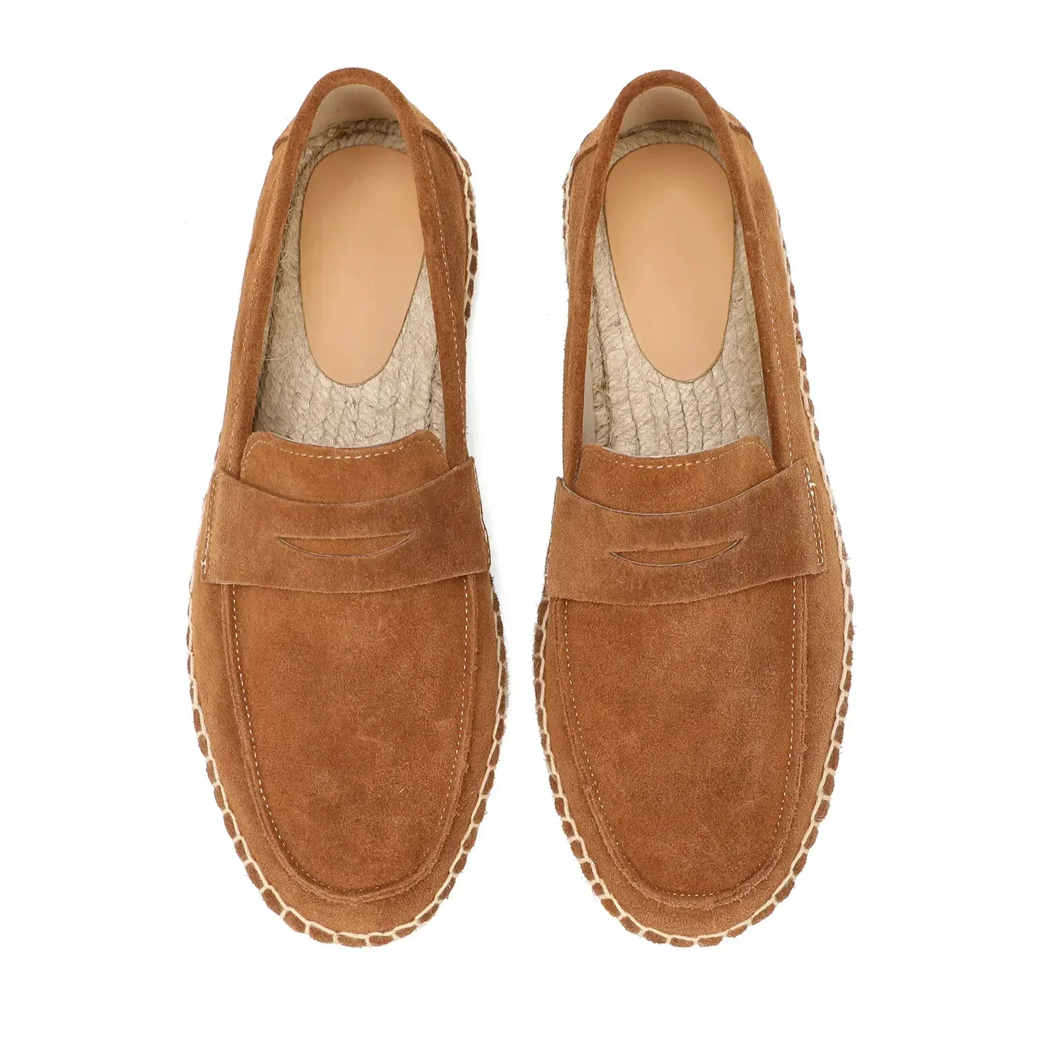 UNITYPUREMAX™ Cow Suede Jute Espadrilles – Slip-On Breathable Casual Loafers 2