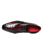 UNITYPUREMAX™ Crocodile Leather Men's Derby Shoes 3