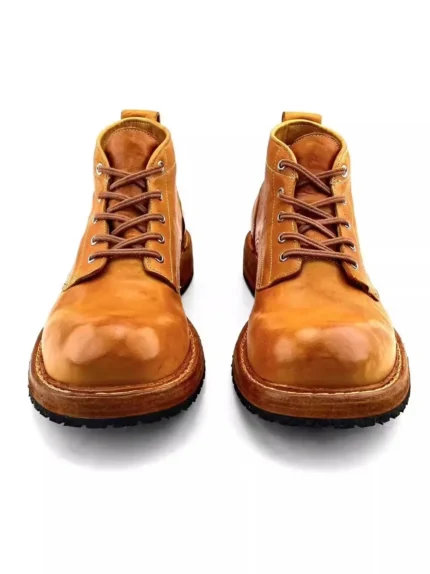 Men's Handmade 100% Genuine Horsehide Leather Boots | Goodyear Welt Washed Workwear | UNITYPUREMAX™ 2