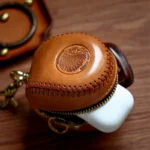 UNITYPUREMAX™ Handmade Leather Baseball Key Holder - Coin Purse Multi-Purpose Case 4