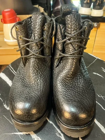 UNITYPUREMAX™ Handmade Retro Style Men's Cowhide Ankle Boots 2