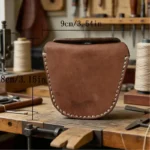 Hand-Sewn Crazy Horse Leather Belt Pouch | Coin Change Storage Box | UNITYPUREMAX™ 6