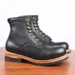 Men's Handmade Goodyear Welt Paratrooper Work Boots | Brogue Cap Toe Genuine Leather | UNITYPUREMAX™ 5