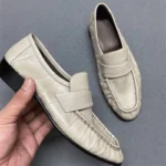 UNITYPUREMAX™ French Retro Eel Leather Hand-Sewn Women's Loafers 2