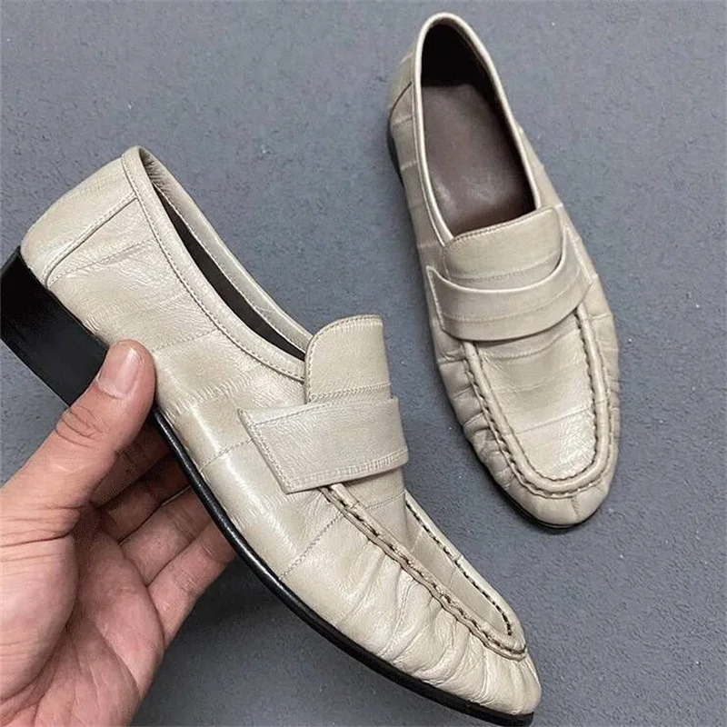 UNITYPUREMAX™ French Retro Eel Leather Hand-Sewn Women's Loafers 2