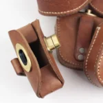 Genuine Crazy Horse Leather Slingshot Ammo Pouch | Brass Snap Belt Pouch for Hunters | UNITYPUREMAX™ 2