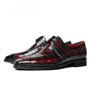 UNITYPUREMAX™ Crocodile Leather Men's Derby Shoes 8