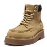 Men's Kangaroo-Style Desert Boots | Genuine Leather Height Increasing Lace-Up Boots | UNITYPUREMAX™ 4