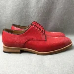 UNITYPUREMAX™ Authentic Stingray Skin Men's Oxford Dress Shoes - Fashion Red Blue 4