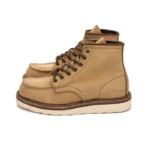 UNITYPUREMAX™ 1907 Vintage Handmade Cow Leather Motorcycle Ankle Boots - British Style Wings 3