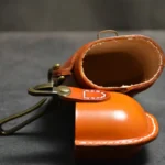UNITYPUREMAX™ Vintage Genuine Leather Sunglasses Case with Hook | Hard Shell Eyewear Organiser 3