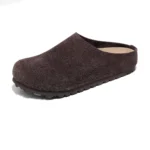 Women's Genuine Cow Suede Slip-On Clogs | Cork Arch Support Footbed Mules | UNITYPUREMAX™ 4