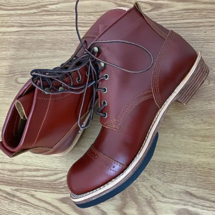UNITYPUREMAX™ Handmade Goodyear Welted Women's Motorcycle Boots - Italian Cowhide Custom Sizing 4