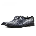 UNITYPUREMAX™ Genuine Crocodile Leather Men's Derby Dress Shoes - Waterproof