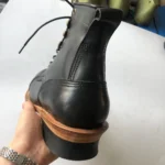 UNITYPUREMAX™ Handmade Goodyear Welted Women's Motorcycle Boots - Italian Cowhide Custom Sizing 16