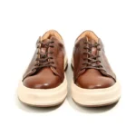 Men's 100% Genuine Washed Horsehide Leather Sneakers | Perforated Platform Casual | UNITYPUREMAX™ 2