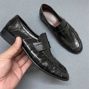 UNITYPUREMAX™ French Retro Eel Leather Hand-Sewn Women's Loafers 1