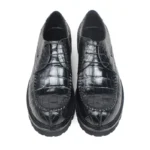 Men's 100% Genuine Crocodile Skin Derby Shoes | Luxury Leather Dress Shoes | UNITYPUREMAX™ 4