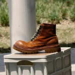 UNITYPUREMAX™ Goodyear Welt Hand-Washed Frosted Horsehide Retro Workwear Boots for Men 3
