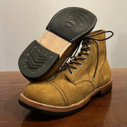 UNITYPUREMAX™ Handmade Goodyear Welted Italian Cowhide Suede Boots - Custom Made Available 1