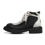UNITYPUREMAX™ Handmade Two-Tone Genuine Men's Leather Work Boots | Commuter Hiking Ankle Boots 6