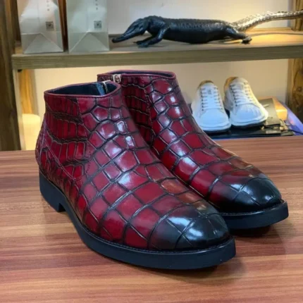 UNITYPUREMAX™ Genuine Crocodile Skin Casual Shoes for Men 2