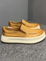UNITYPUREMAX™ Breathable Hollow Out Cowhide Slip-On Loafers for Men 2
