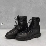 Men's Handmade Genuine Leather Mid-Calf Mountaineering Boots | Western Hiking Motorcycle Boots | UNITYPUREMAX™ 1