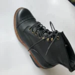 UNITYPUREMAX™ Handmade Goodyear Welted Women's Motorcycle Boots - Italian Cowhide Custom Sizing 15