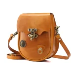 UNITYPUREMAX™ Handmade Vegetable Tanned Leather Shoulder Bag for Women 1